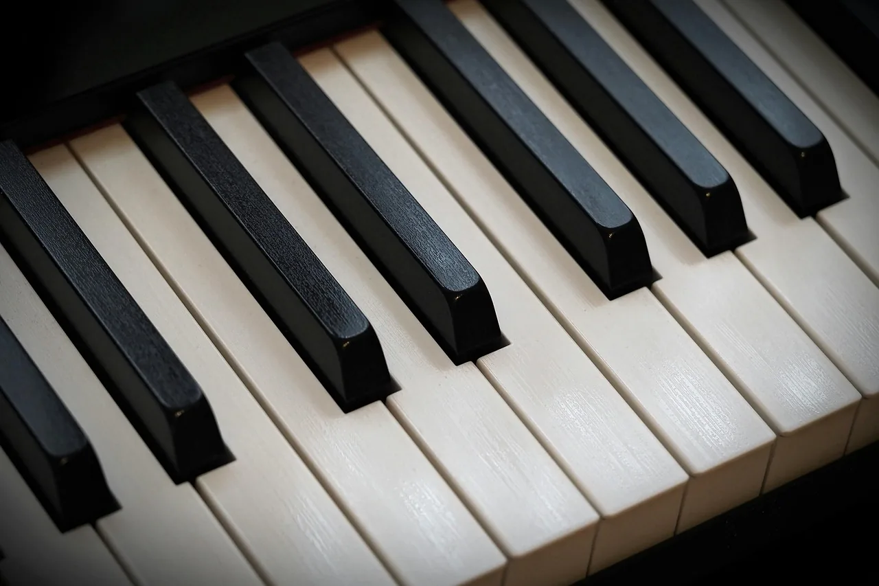 Close-up of piano keys Close-up of piano keys