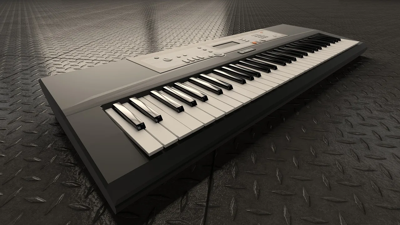 Digital keyboard for piano lessons