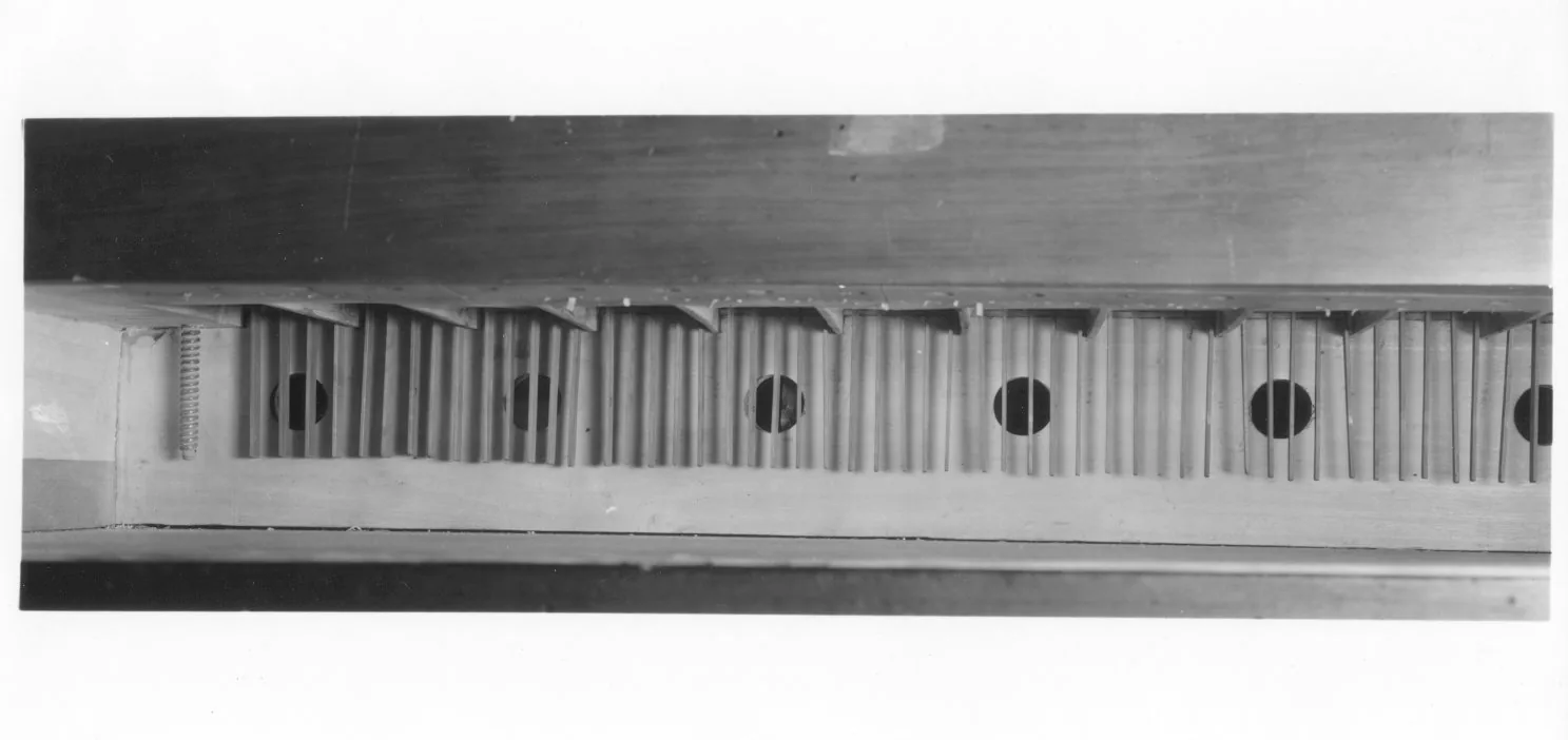 Piano internal mechanism